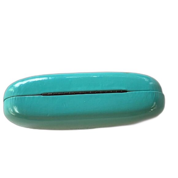 KATE SPADE Sunglasses Eyeglass Case Teal 6.5 x 2 x 2.5 inches - Picture 6 of 10